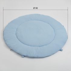 NEW BABY Mušelínová detská hracia deka modrá