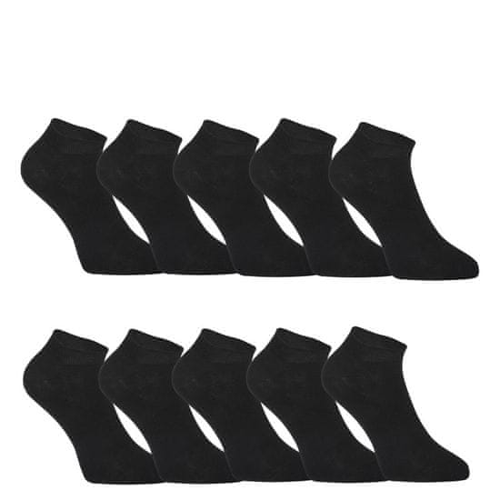 Styx 10PACK ponožky nízke bambusové čierne (10HBN960)