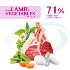OptiMeal Superpremium s jahňacím mäsom a zeleninou v želé 12 x 85 g