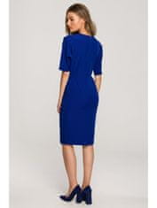 Style Stylove Dámske mini šaty Clarine S313 nevädze modrá L