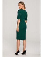 Style Stylove Dámske mini šaty Clarine S313 zelená L