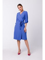 Style Stylove Dámske mini šaty Outak S340 nebesky modrá XL