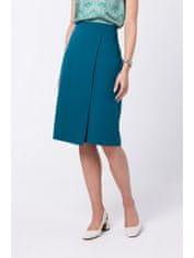 Style Stylove Dámska midi sukňa Lyoth S343 námornícka modrá L