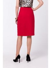 Style Stylove Dámska midi sukňa Lyoth S343 červená L
