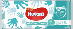 Huggies 2x Single All Over Clean Obrúsky vlhčené 56 ks