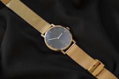 BeWooden Drevené analógové hodinky s kovovým remienkom Sunset Watchuniverzálne