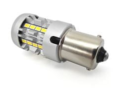 motoLEDy LED žiarovka P21W BA15S 12-24V bez poruchy 2600lm biela