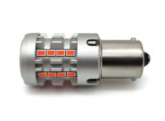 motoLEDy P21W LED BA15S 12-24V žiarovka bez chyby červená 2400lm