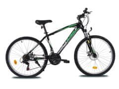 Horský bicykel 26 BOMBER SUS FULL DISC GENTLE čierna/zelená