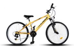 Bicykel 24 FALCON SUS GENTLE oranžová/čierna