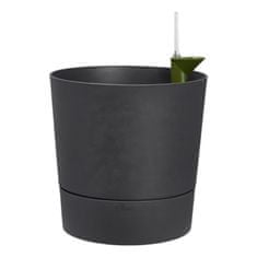 Elho kvetináč samozavlažovací Greensense Aqua Care Round - charcoal grey 30 cm