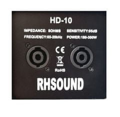 RHsound HD 10 reprobox, 10", 300 W, 