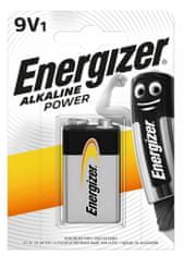 Energizer Batéria Alkaline Power 9V, 6LR61