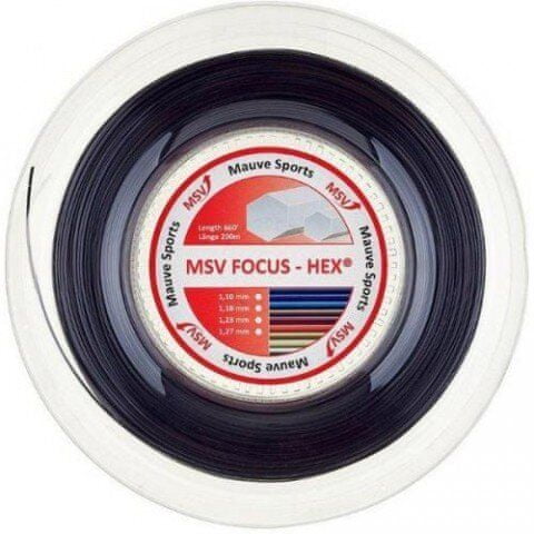 MSV Focus HEX tenisový výplet 200 m modrá 127