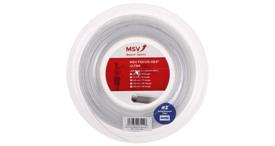 MSV Focus HEX Ultra tenisový výplet 200 m biela 130