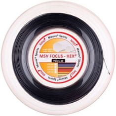 MSV Focus HEX Plus 38 tenisový výplet 200 m čierna 130