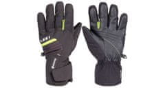 Leki Spox GTX lyžiarske rukavice čierna-limetková č. 95