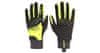 HRC Race bežecké rukavice čierna-žltá č. 8