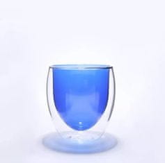 Ty Glass Termopohár s dvojitým sklom 150ml - dark blue