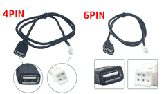 USB pre autorádiá so systémom Android, 6-pin a 4-pin