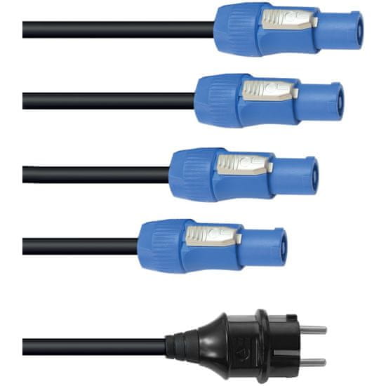 Eurolite PowerCon napájací kábel 1-4, 3x2,5 mm², 5 m