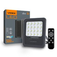 VIDEX LED solárny reflektor HORS 500Lm 5000K | VIDEX