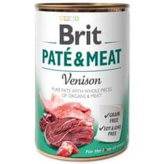 Brit Konzerva BRIT Paté & Meat Venison 400 g