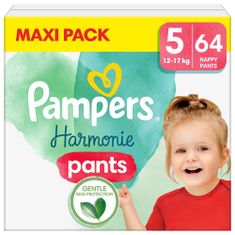 Pampers Harmonie Pants Plienkové nohavičky veľ. 5 (64 ks plienok) 12-17 kg