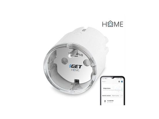 iGET HOME Power 1 - Wi-Fi zásuvka 230V s meraním spotreby