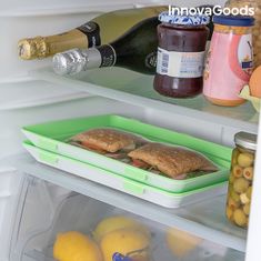 InnovaGoods Vacpack opakovane použiteľné zásobníky na jedlo (balenie po 2)