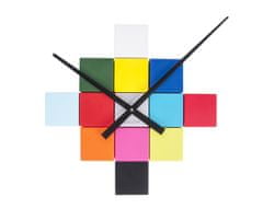 Karlsson Nástenné hodiny KA5698MC Diy Cubic Multicolor