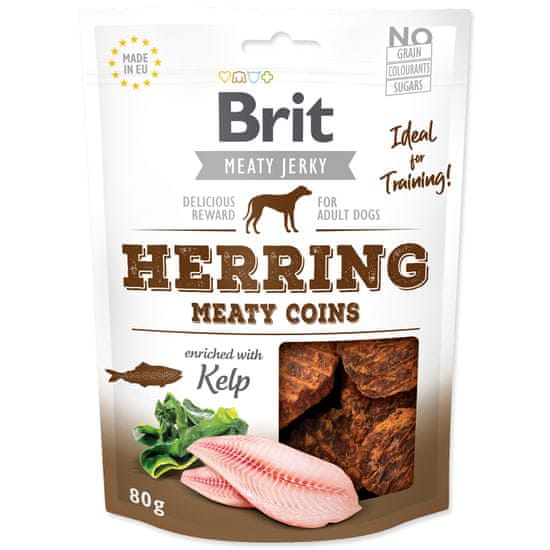 Brit Snack BRIT Jerky Herring Meaty Coins 80 g
