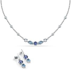 Morellato Elegantná súprava šperkov s kubickými zirkónmi Colori SAVY25 (náhrdelník, náušnice)