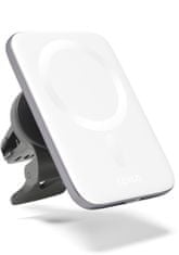 EPICO ultratenká bezdrátová autonabíječka, MagSafe kompatibilní, strieborná / biela