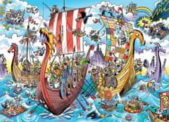Cobble Hill Puzzle DoodleTown: Vikingská výprava 1000 dielikov