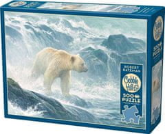 Cobble Hill Puzzle Číhanie na lososy - Ľadový medveď 500 dielikov