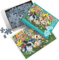 Cobble Hill Rodinné puzzle Veľkonoční zajačikovia 350 dielikov