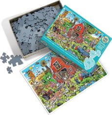 Cobble Hill Rodinné puzzle Šialená farma 350 dielikov