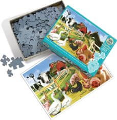 Cobble Hill Rodinné puzzle Vitajte na farme 350 dielikov