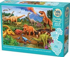 Cobble Hill Rodinné puzzle Dinosaury 350 dielikov