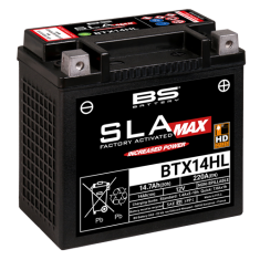BS-BATTERY V továrni aktivovaný akumulátor BTX14HL (FA) (YTX14HL (FA)) SLA MAX