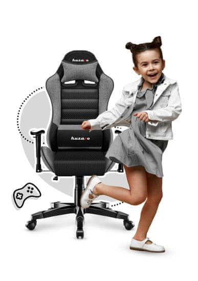 Huzaro Detská herná stolička HZ-Ranger 6.0 Grey Mesh
