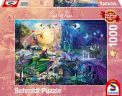 Schmidt Puzzle Nočná dračia súťaž 1000 dielikov