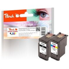 Peach Atramentová náplň Canon PG-545XL/ CL-546XL, 765 stran, kompatibilní - černá/ červená/ modrá/ žlutá