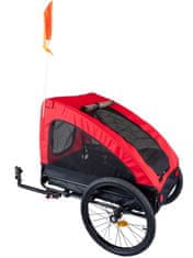 Bellelli vozík pre domáce zvieratá červený