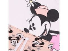Disney Biela a marhuľová, letná detská súprava Minnie Mouse DISNEY, OEKO-TEX 6-9 m 74 cm