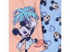 Disney 2x Mickey Mouse DISNEY modré a marhuľové detské plavky 12-18 m 86 cm