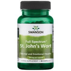 Swanson St. John's Wort (Ľubovník bodkovaný), 375 mg, 60 kapsúl