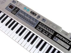 Lean-toys Klávesnica MQ-6110 Mikrofónové organy 61 kláves
