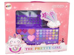Lean-toys Detská súprava na líčenie Purple Heart Eye Shadows Palette